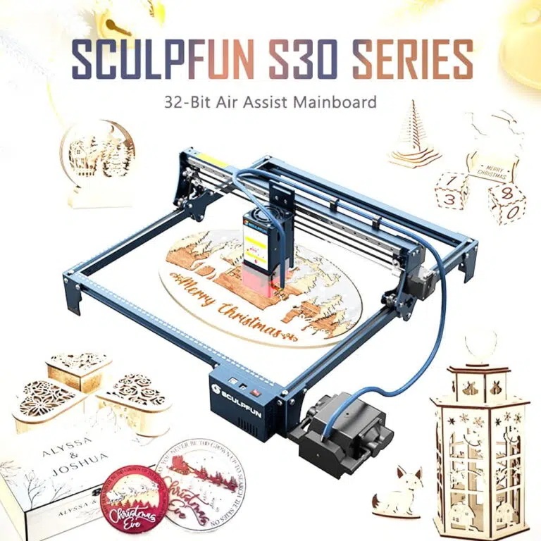 SCULPFUN S30 PRO MAX 20W Laser Engraver Cutter with Automatic Air-assist support Laser Engraving Cutting Machine