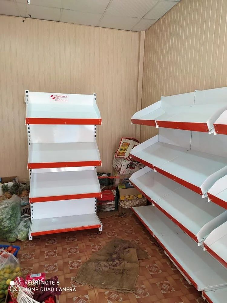 Vegetable & Fruit Display Rack With Cap | Mild Steel Fruit Vegetable Display Racks, For Vegetable