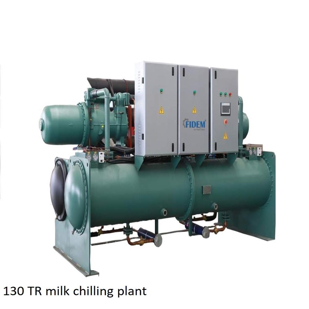 130 TR milk chilling plant	