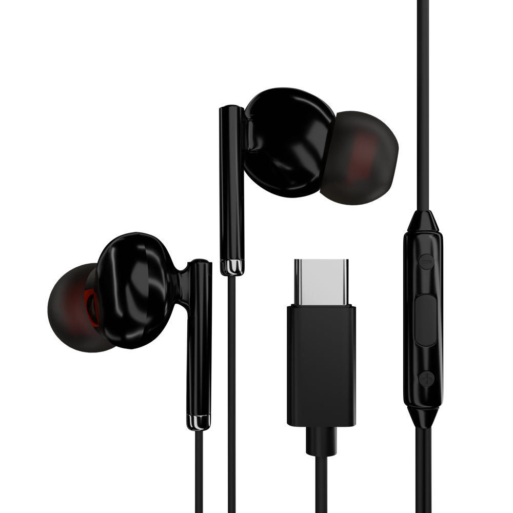 Black Wired Earphone