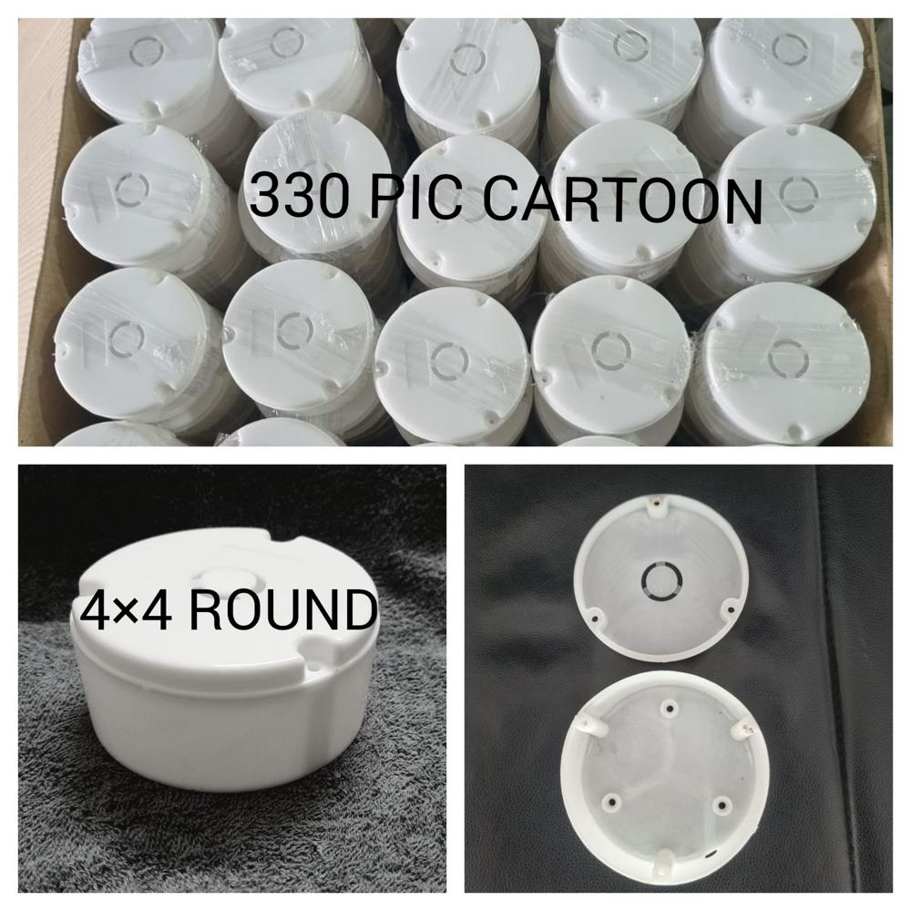 4x4 CCTV Junction Box Round
