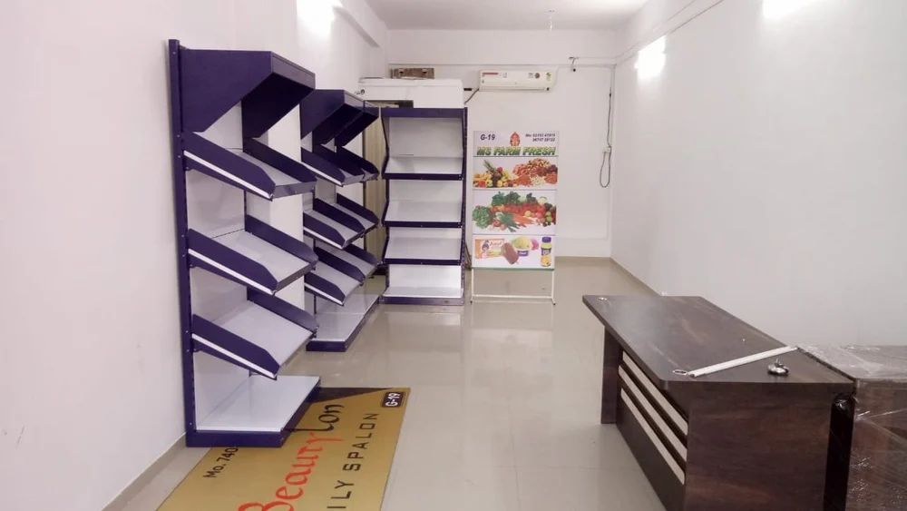 4 Shelves Vegetable Display Rack - Capacity: 100 Kg