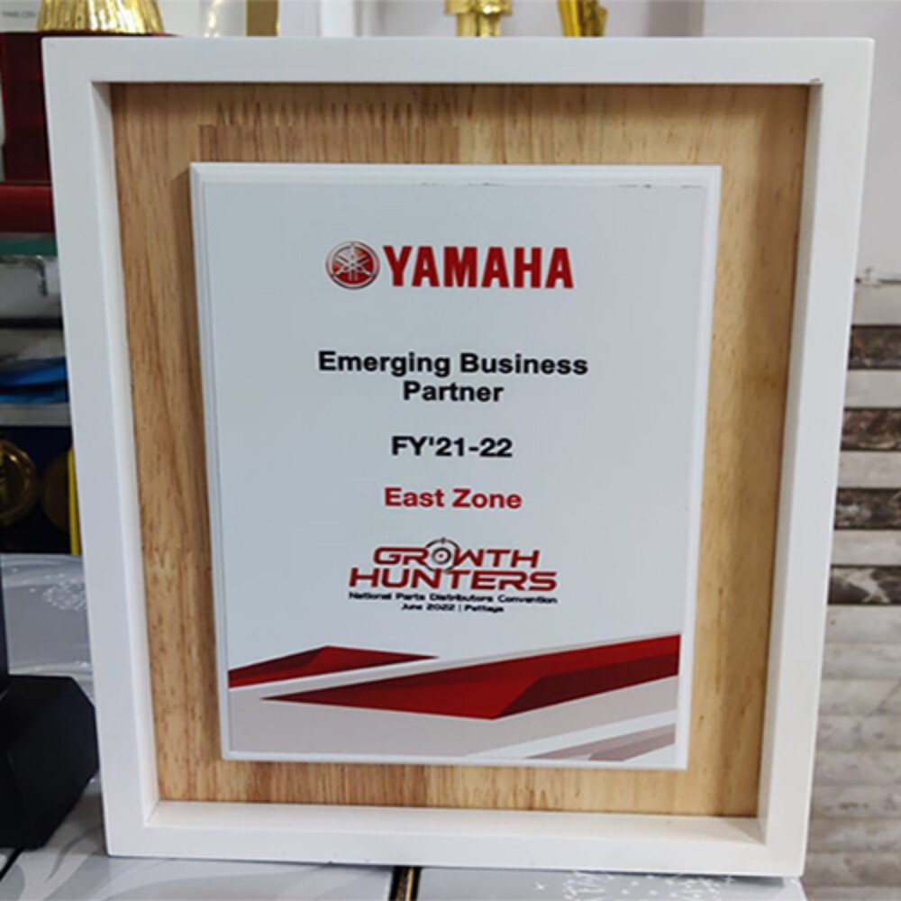 Emerging Business Patner Award Trophy