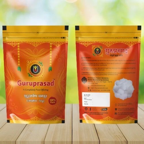 200 Gm Camphor Tablet Pouch - Color: White