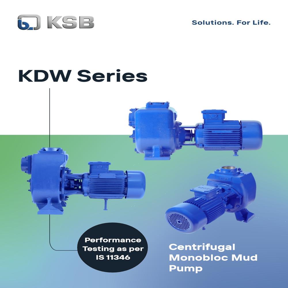 KSB - KDW Series Centrifugal Monobloc Mud Pump