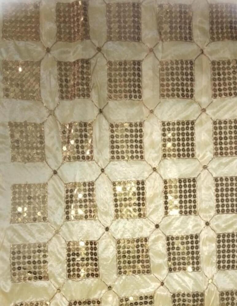 Lycra Work Fabric for Mandap Tent Decoration with Clean Finish and Premium Decorative Look