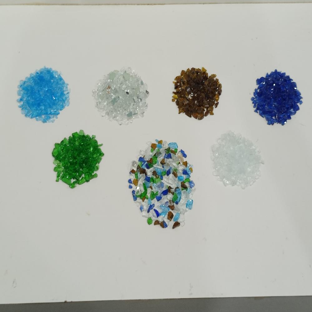 premium quality cullet glass chips / Mix Mirror Glass Chips special terrazzo premium table and tiles used