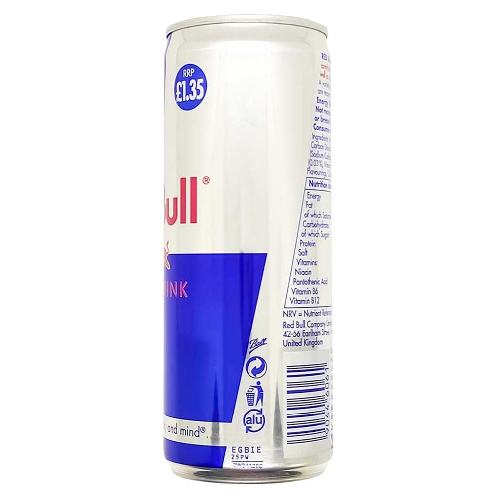 Red Bull 250 ml Energy Drink Wholesale Redbull Wholesale Original Dietary Fiber
