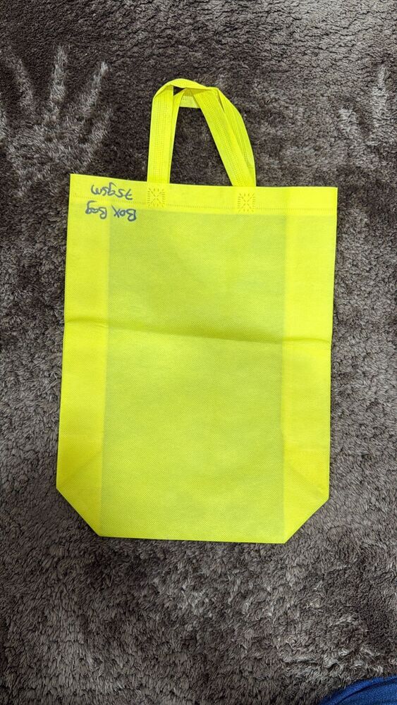 Loop Handle Box Woven bag