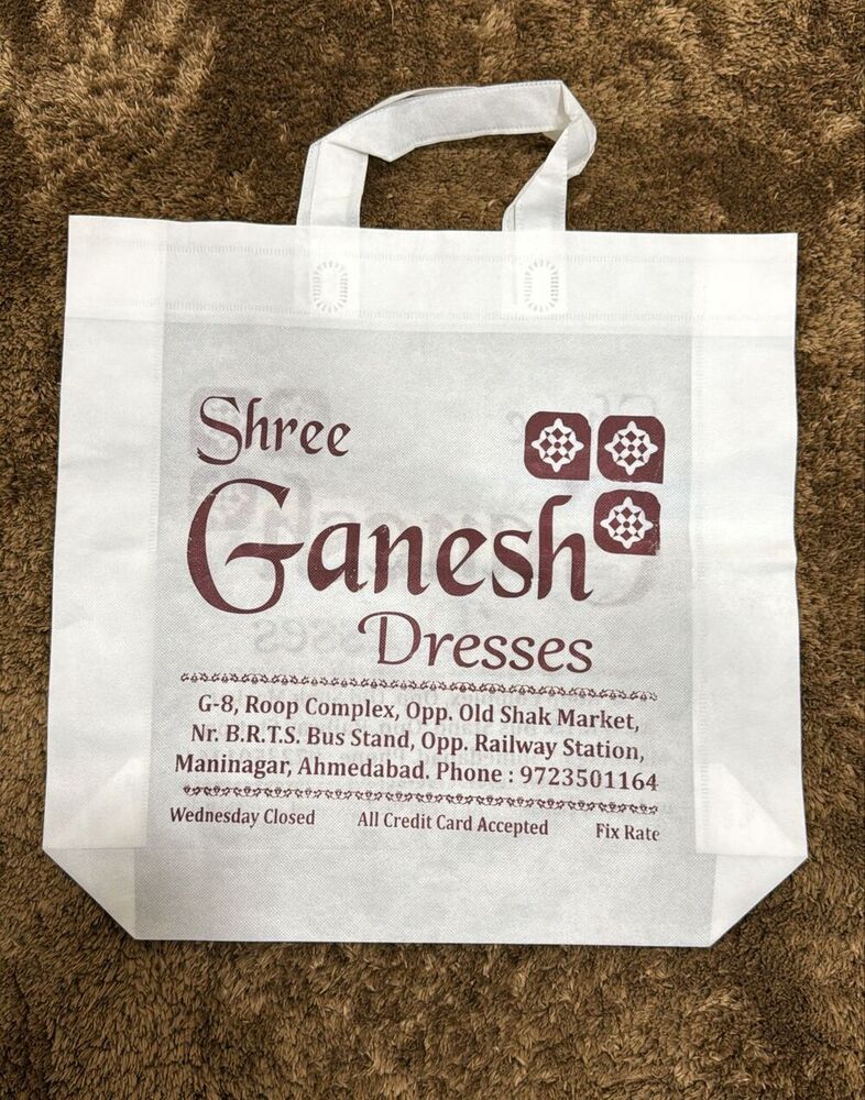 Loop Handle Box Woven bag