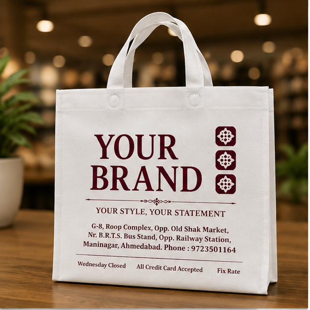 Non Woven Printed Box Bag - Bag Size: 17*14*4