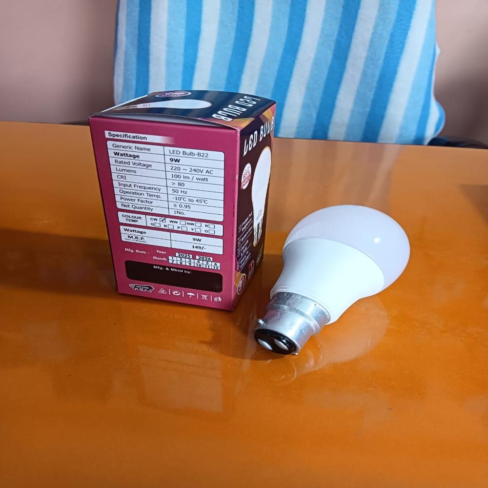 9w Led Bulb - Application: Ideal For Homes (Living Rooms