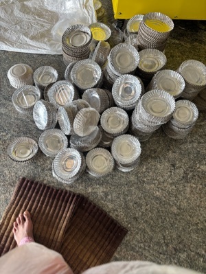 Aluminium foil plate