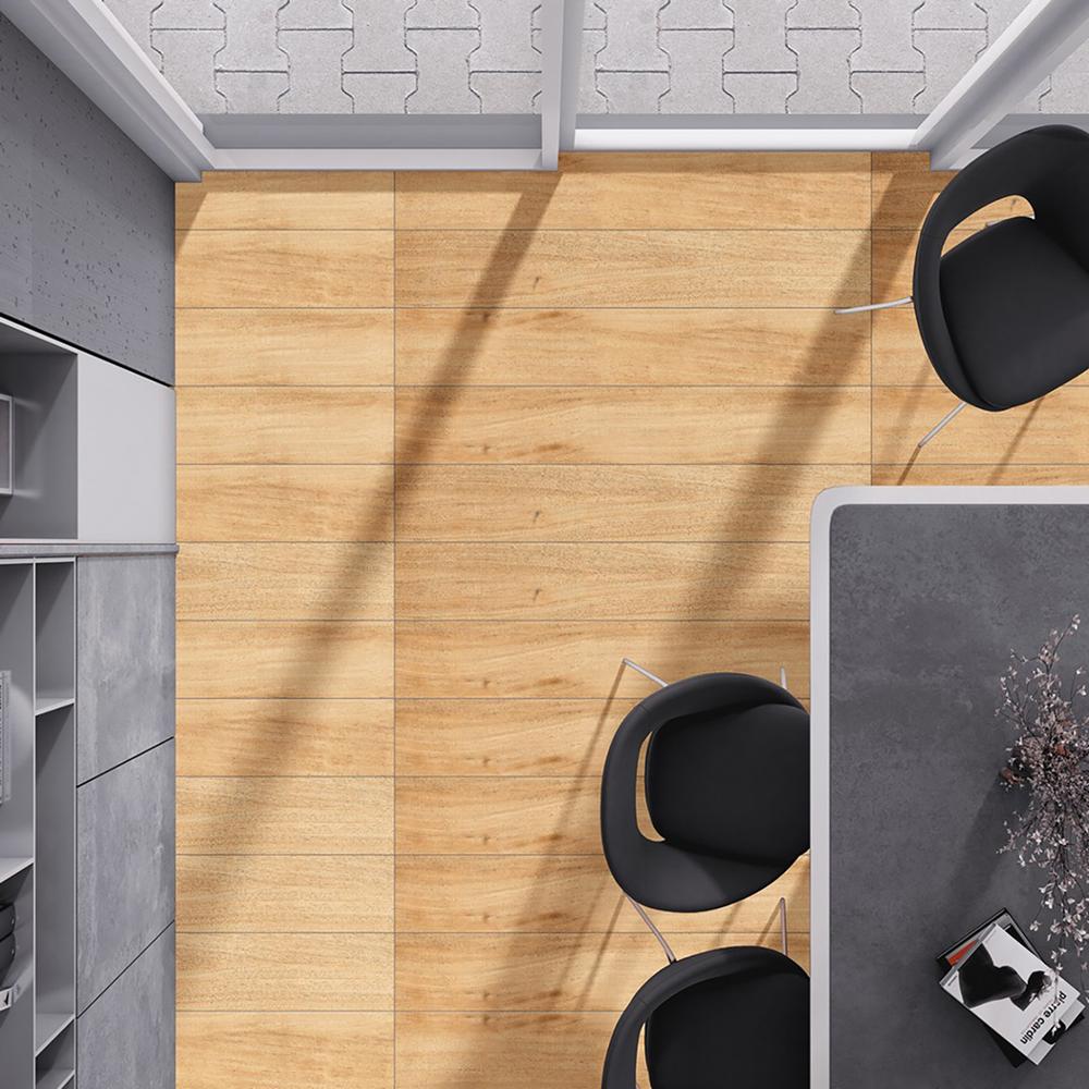 1543 20X120CM Wooden Plain-Punch Tiles