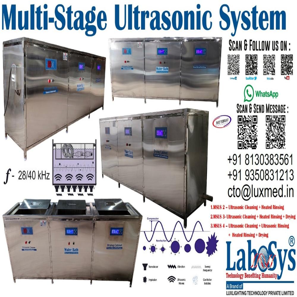 LaboSys Multistage Ultrasonic Cleaning System
