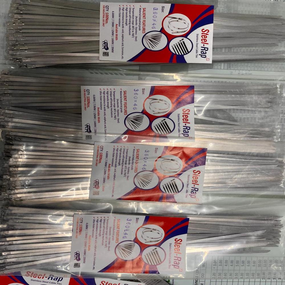 Steel Rap Stainless Steel Cable Tie