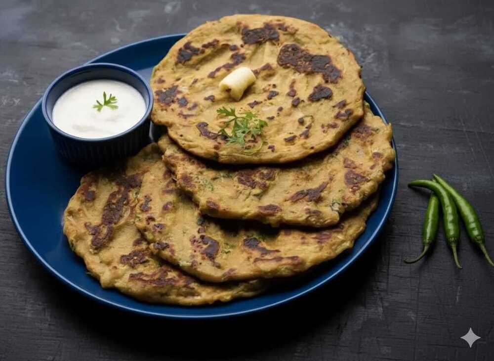 मल्टी ग्रेन्स थालिपीठ