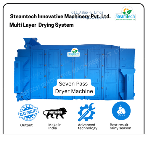 Multi Layers Continuous Chili Mesh Belt Drying Machine - Capacity: 10 Ton/day