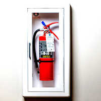 Fire Extinguisher Cabinet - Coating Type: Polished