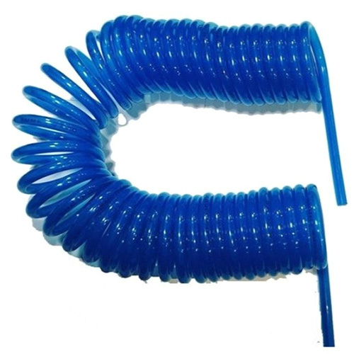 Pu Coiled Hose - Color: Blue