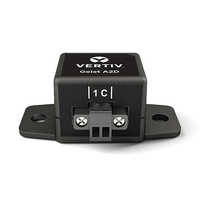 Vertiv Geist Analog-to-digital Converter - Abs Plastic, 66x27x19 Mm, Matte Black | 12-bit Resolution, Hot Swappable, Overvoltage & Esd Protection