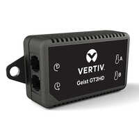 Vertiv Geist Temperature X3, Humidity, Dew Point Sensor - Plastic Enclosure, 86x44x25 Mm, Matte Black | Triple Temperature, Digital Output, Rj-12 Connectivity, Ip30 Protection