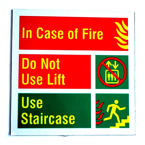 Fire Safety Signage Board