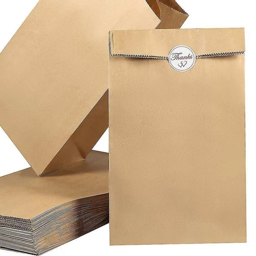 Plain Brown Kraft Paper Bag