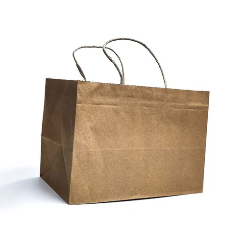 Kraft Paper Handle Carry Bag