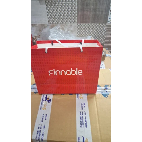 Customised Paper Bag - Color: Pink