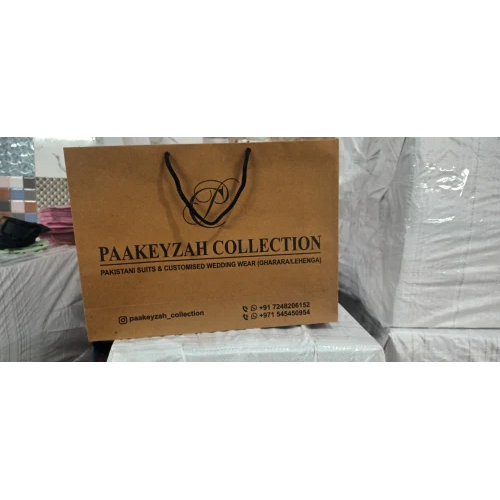 Customised Paper Bag - Color: Pink