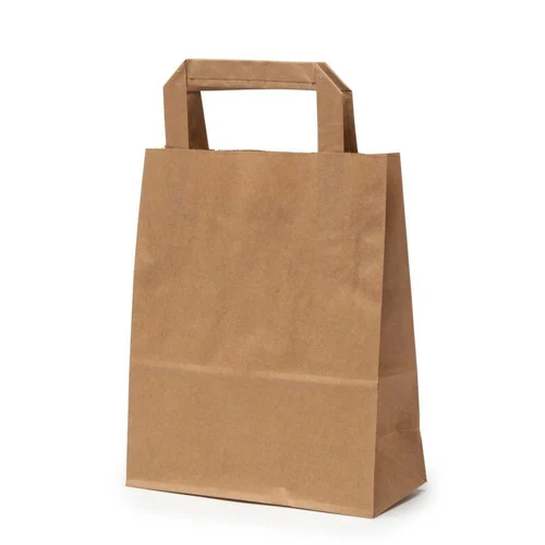 Flat Handle Bag - Color: Brown