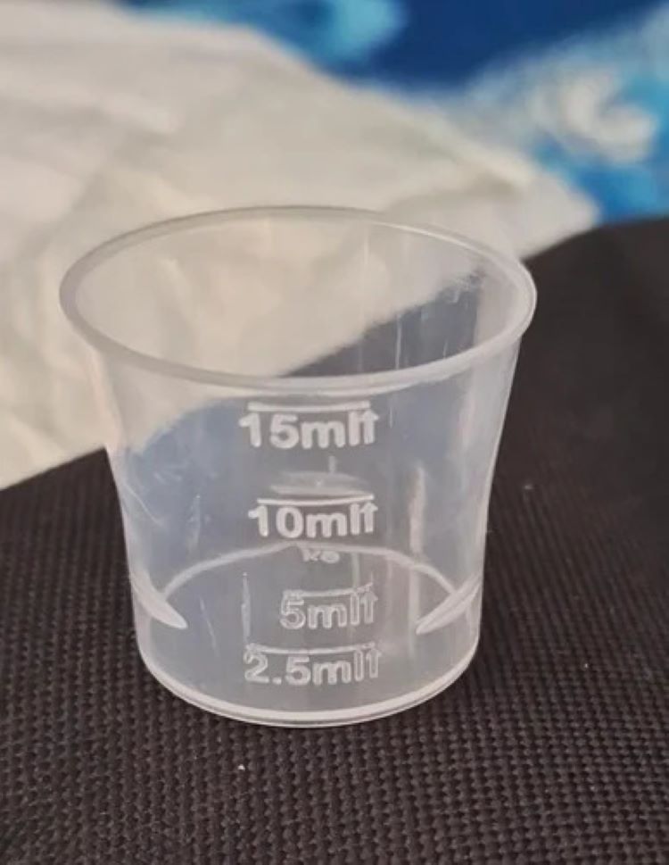 15ml Measuring Cup - Capacity: 15 Milliliter (Ml)