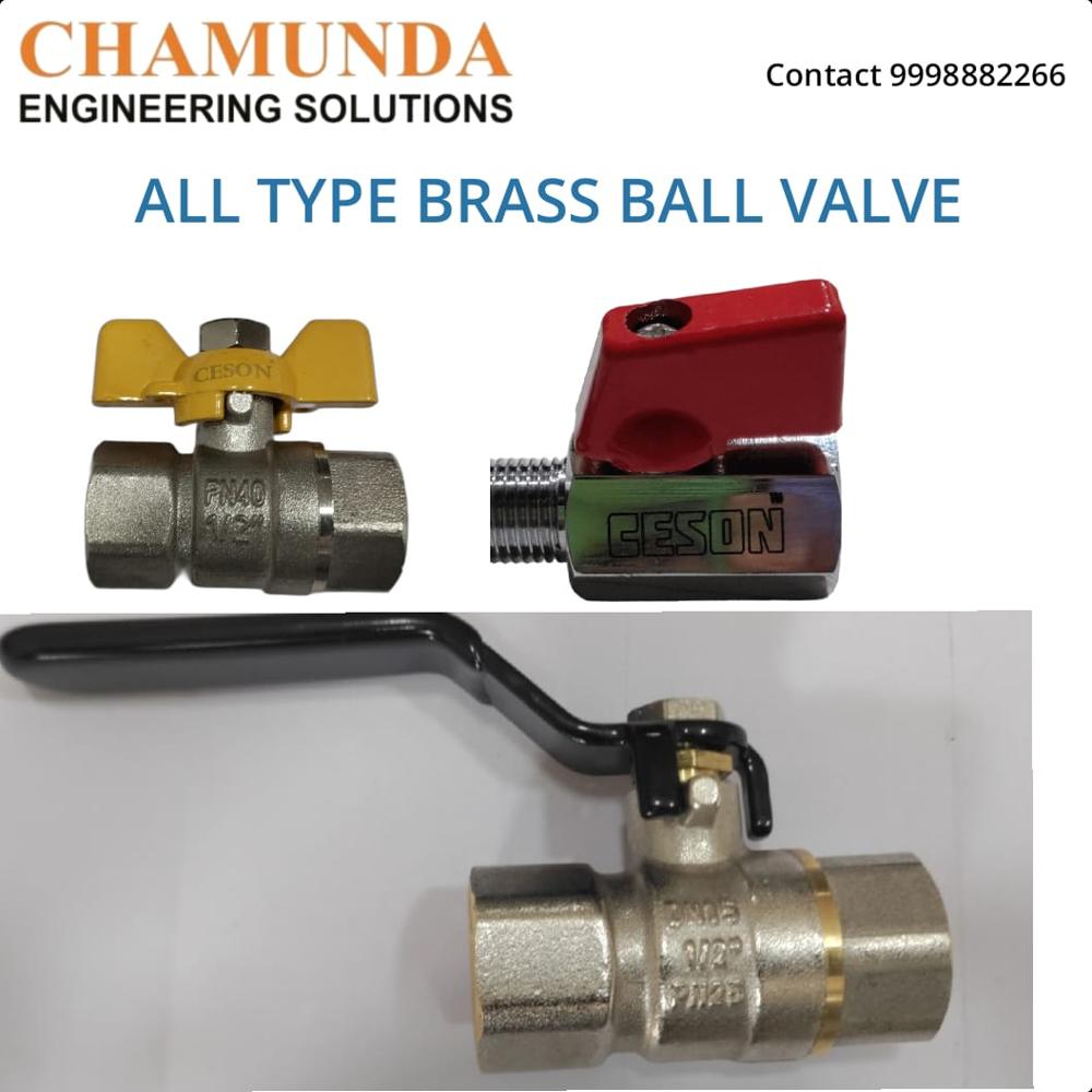 Medium Duty Brass Ball Valve (1/2 Inch)