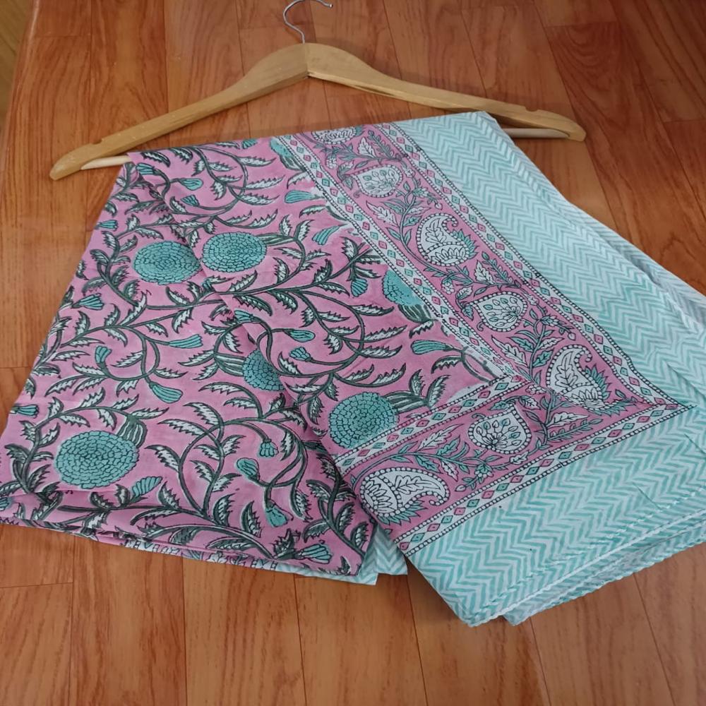 Hand Block Printed Cotton Beachwear Sarong