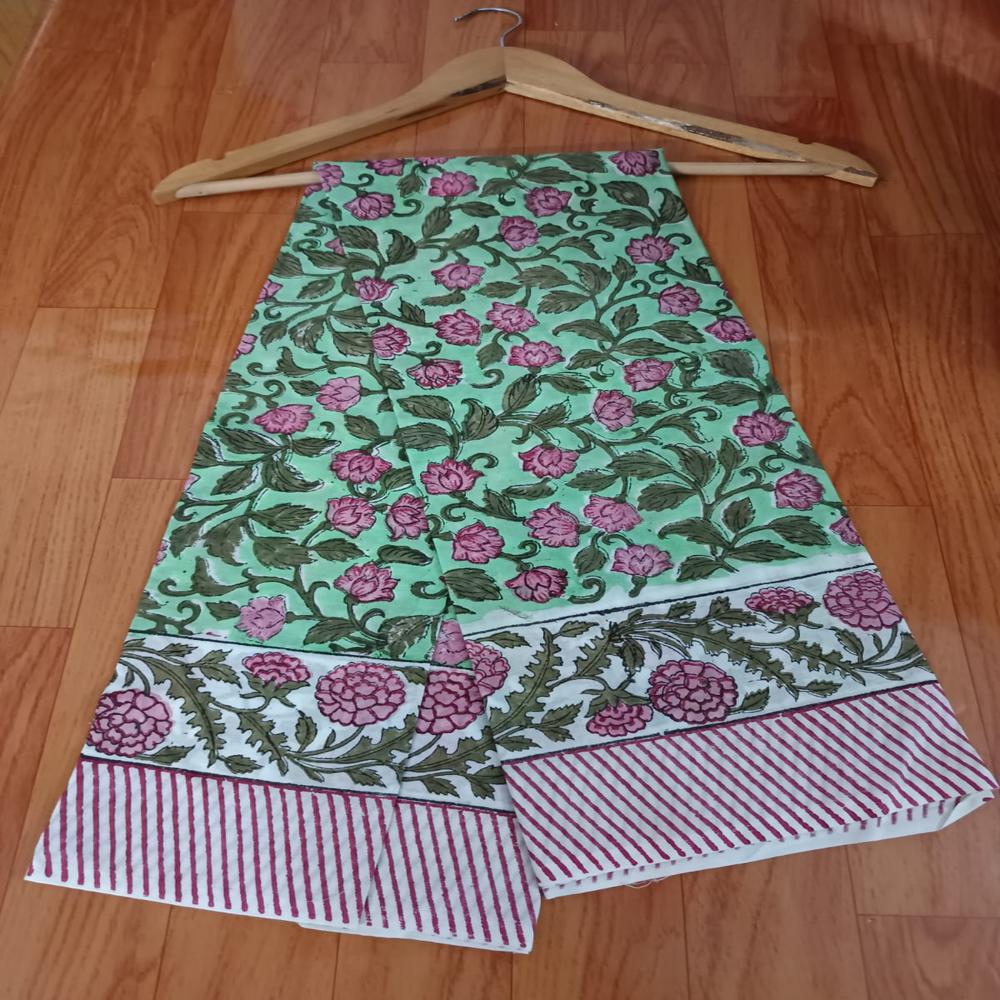 Hand Block Printed Cotton Beachwear Sarong
