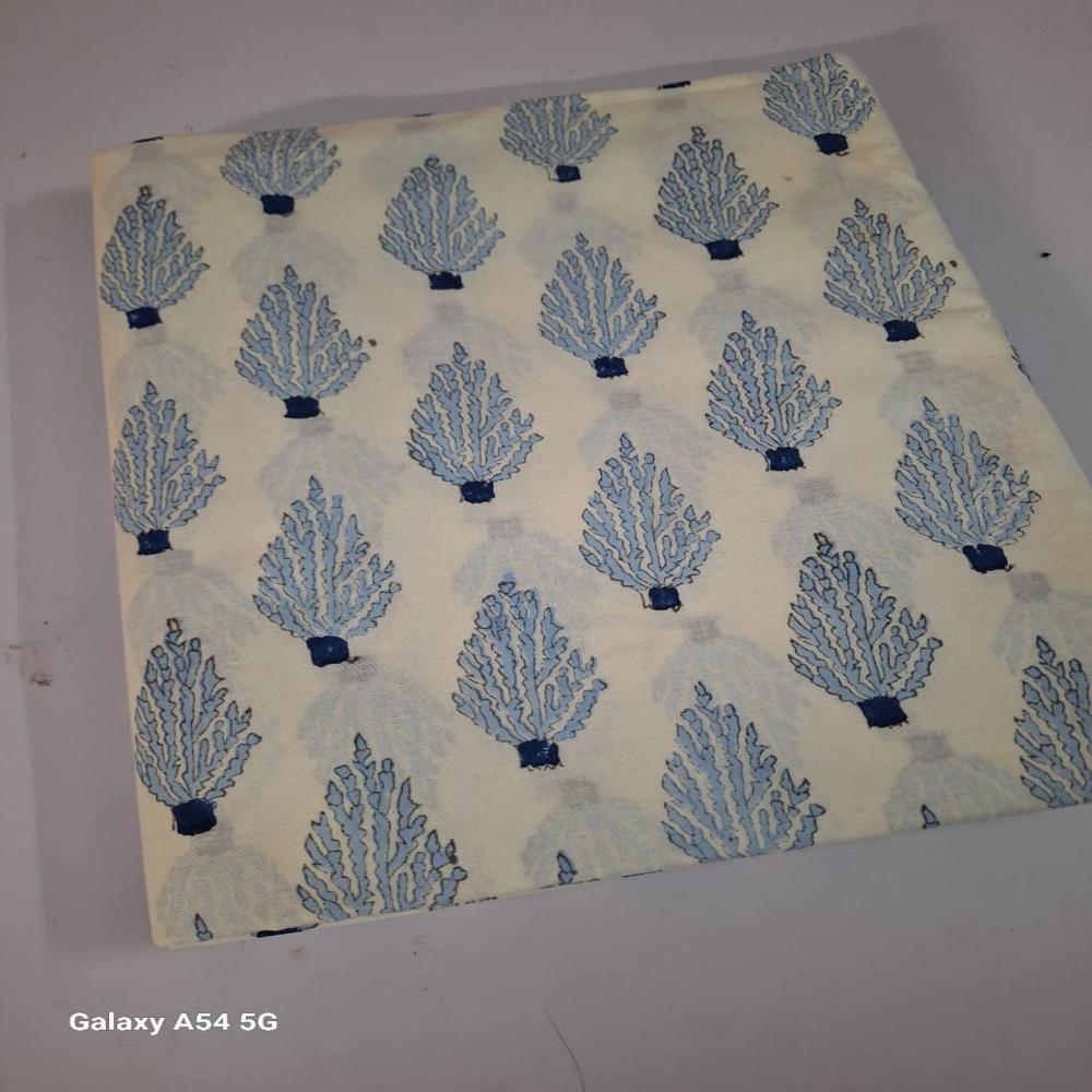 Beautiful Hand Block Printed Cotton Fabric