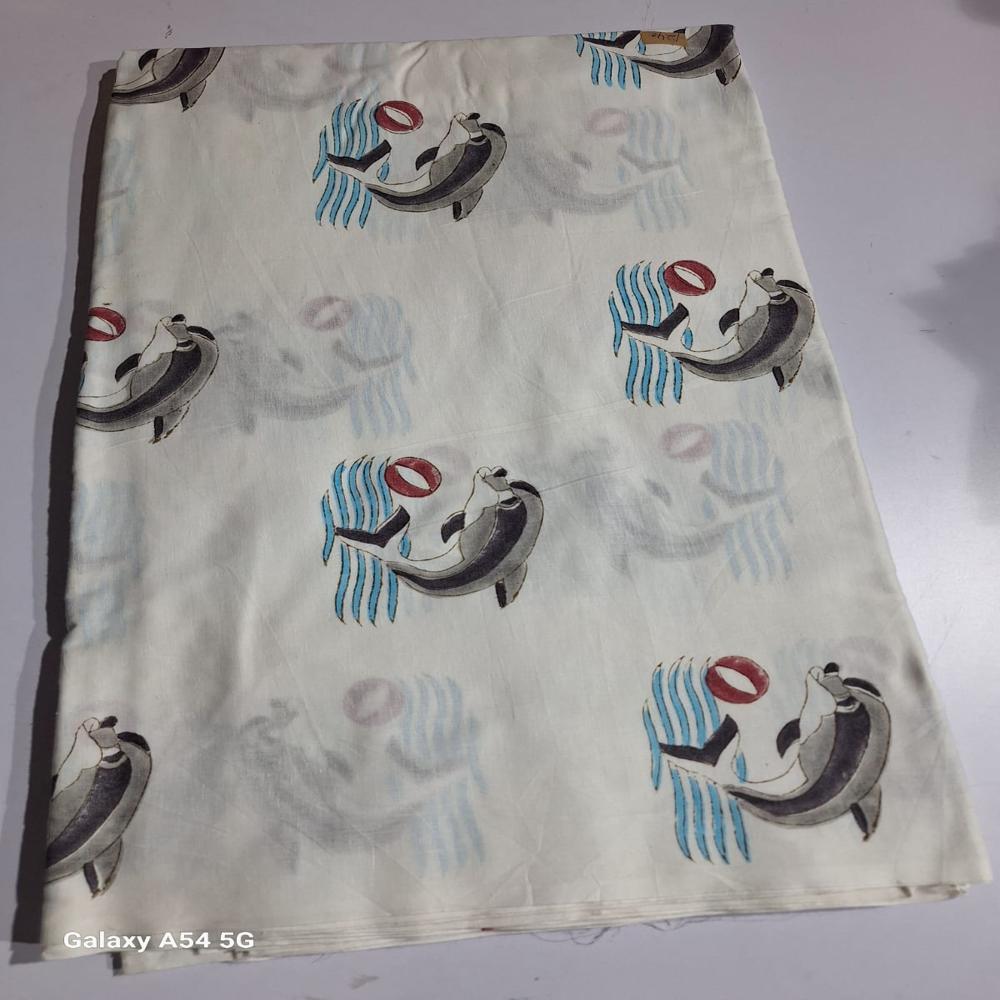 Beautiful Hand Block Printed Cotton Fabric