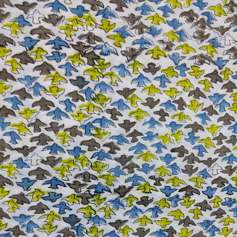 Beautiful Hand Block Printed Cotton Fabric