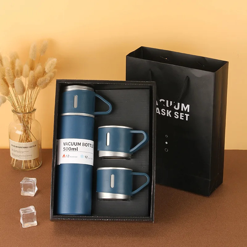 Bottle With Cup Set - Color: Multi