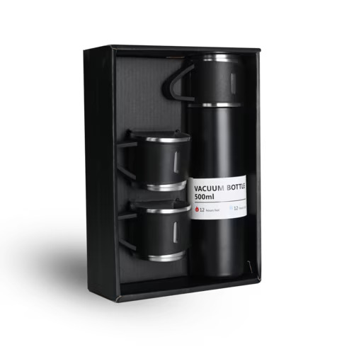 Bottle With Cup Set - Color: Multi