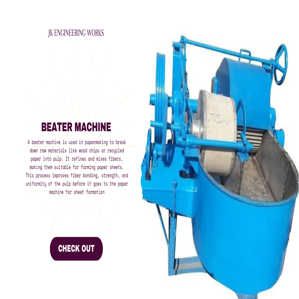 Hollander Beater Machine - Color: Blue