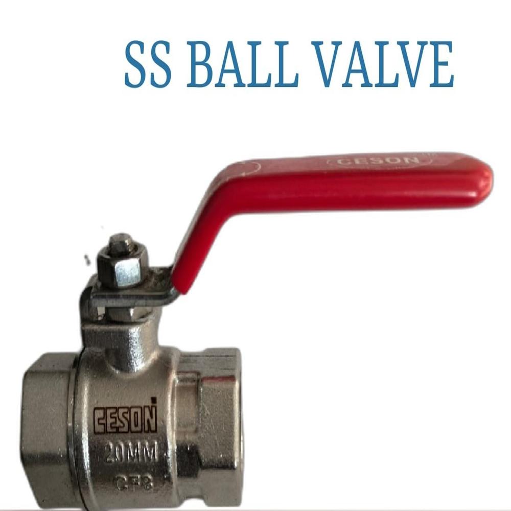 Stainless Steel SS Bar Stock Ball Valve, Flange, Thread