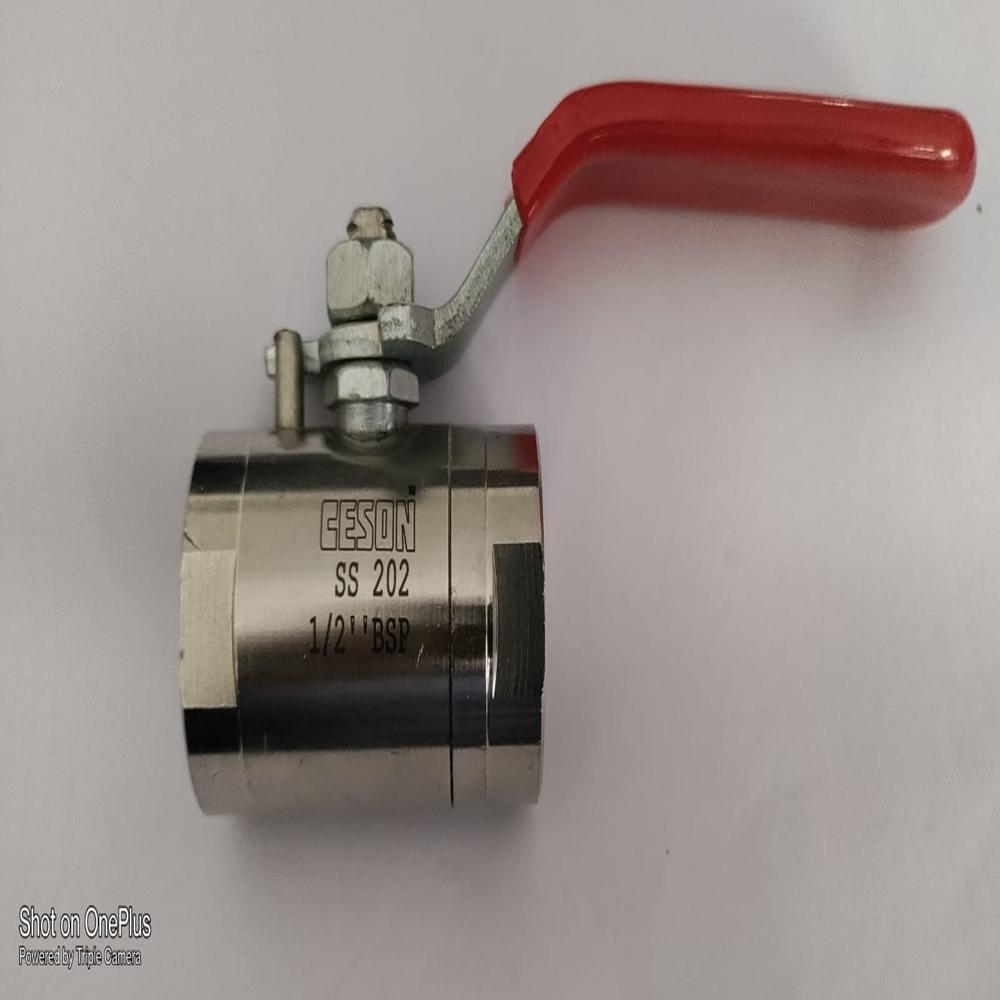 Stainless Steel SS Bar Stock Ball Valve, Flange, Thread