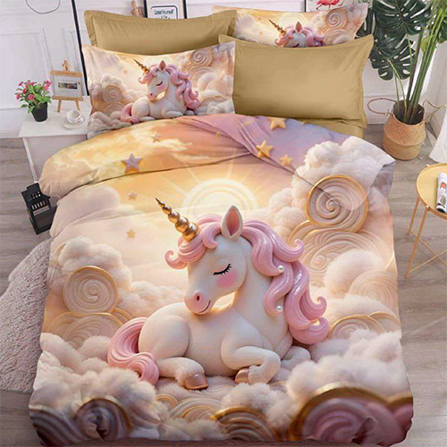 275x275 CM Premium 11D King Size Bedsheet