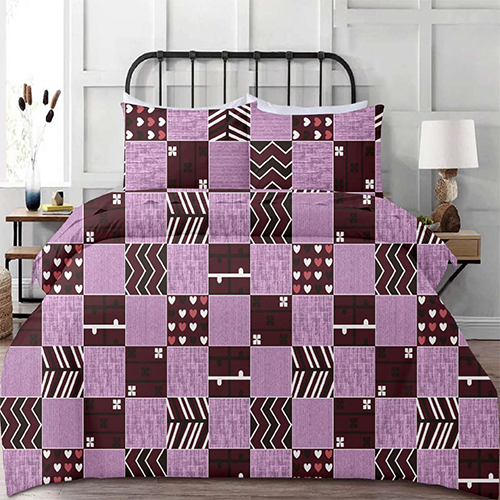 90x100 Inch Cosmos Cotton Bedsheet