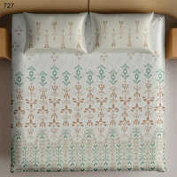 Pure Cotton King Size Bedsheet - Color: Multicolor