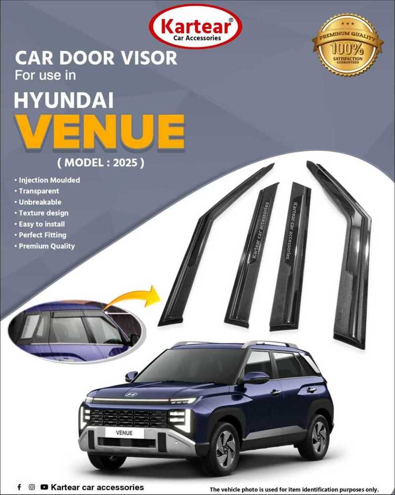 VENUE 2025 CAR PLAIN DOOR VISOR