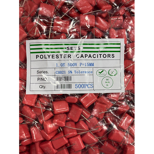 Polyester film capacitors