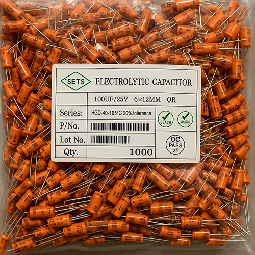 100UF-25V Electrolytic Capacitor